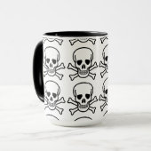 Totenkopf Tasse (Vorderseite Links)