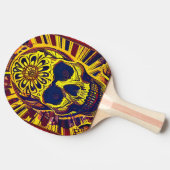 "Totenkopf" Tischtennis Schläger (Seitenansicht)
