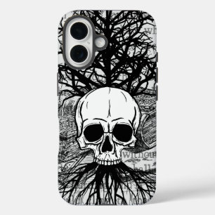 Totenkopf- und Bücher-Etui Case-Mate iPhone-Hülle iPhone 16 Hülle