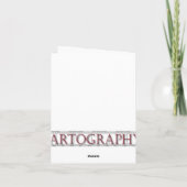 Totenkopf und Knochen Karte (Rückseite)