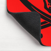 totenkopf und knochen. mousepad (Ecke)