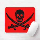 totenkopf und knochen. mousepad (Mit Mouse)