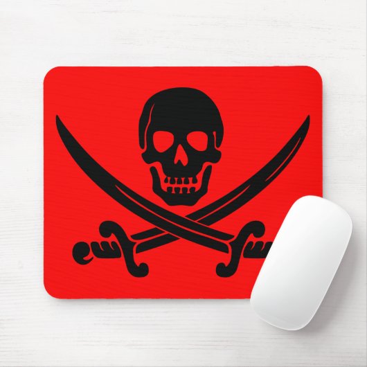 totenkopf und knochen. mousepad (Mit Mouse)