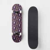 Totenkopf und Knochen Skateboard (Vorderseite)