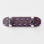 Totenkopf und Knochen Skateboard (Horizontal)