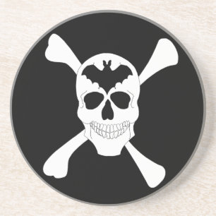 Totenkopf-Und-Kreuzknochen-Untersetzer Untersetzer
