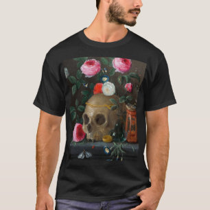 Totenkopf Vanitas Stillleben Jan van Kessel T-Shirt