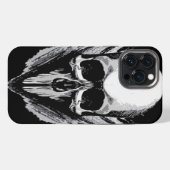 Totenkopf-Vektor-Plakat iPhone Hülle (Rückseite (Horizontal))