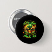 Totenkopf Warnung Ich Bin Ein-wenn Du Nicht Deine Button (Vorne & Hinten)