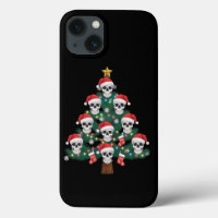 Totenkopf-Weihnachtsbaum-Pyjama Cooler Skelett-Wei