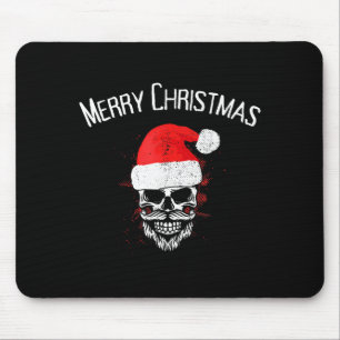 Totenkopf-Weihnachtsmann - Grusel-Weihnachten Mousepad