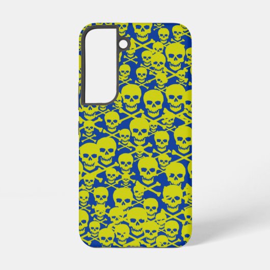 Totenköpfe & Kreuzknochen Samsung Galaxy Hülle (Rückseite)