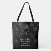 Totenköpfe & Rosen Ewiger Schlaf Tasche (Vorderseite)