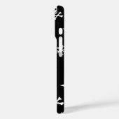 Totenköpfe und Schneeflocken Case-Mate iPhone Hülle (Rückseite / Links)