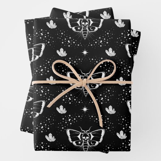 Totenkopffalken Geschenkpapier Set (Beispiel)