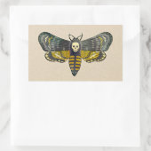 Totenkopffalken Rechteckiger Aufkleber (Tasche)