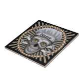 Totenkopfkoch Fliese (Seite)