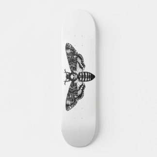 Totenkopfmatte Skateboard Goth Moth Skull