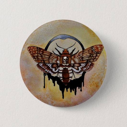 Totenkopfmoth Button (Vorderseite)