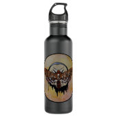 Totenkopfmoth Edelstahlflasche (Vorderseite)