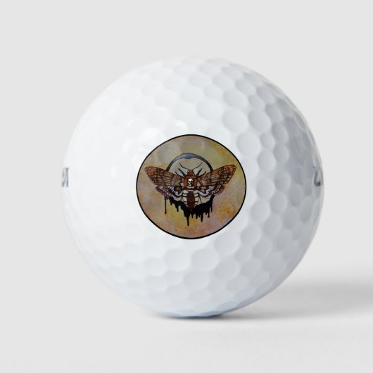 Totenkopfmoth Golfball (Vorderseite)