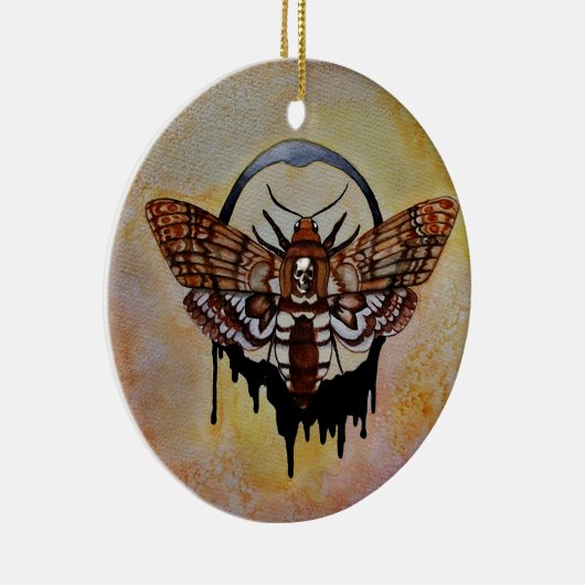 Totenkopfmoth Keramikornament (Rechts)