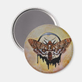 Totenkopfmoth Magnet (Vorderseite/Rückseite)