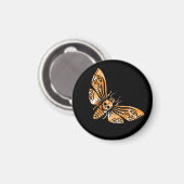 Totenkopfmoth Magnet (Vorderseite/Rückseite)