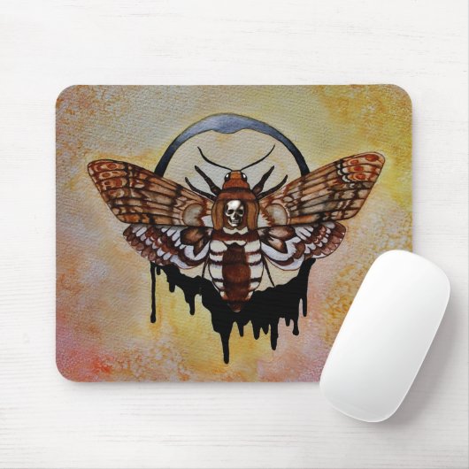 Totenkopfmoth Mousepad (Mit Mouse)