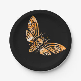 Totenkopfmoth Pappteller