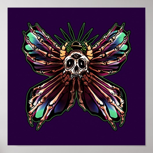 Totenkopfmoth Poster (Vorne)