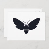 Totenkopfmoth Postkarte (Vorne/Hinten)