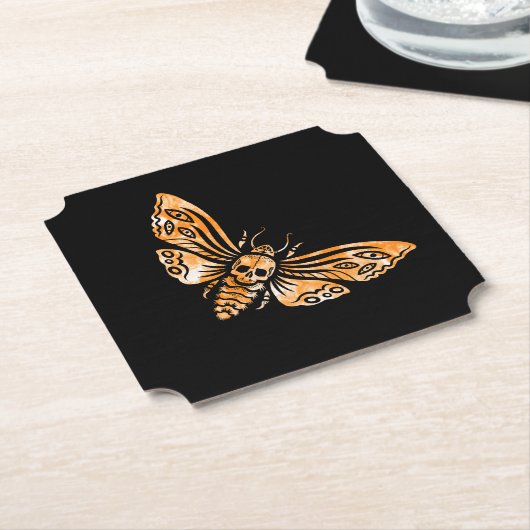 Totenkopfmoth Untersetzer (angewinkelt)