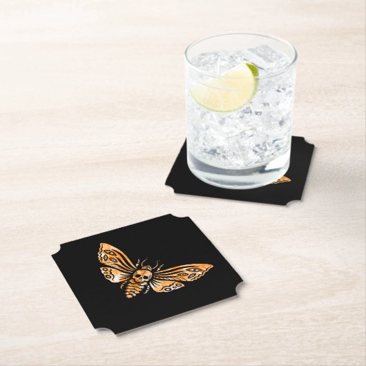 Totenkopfmoth Untersetzer (Vor Ort)