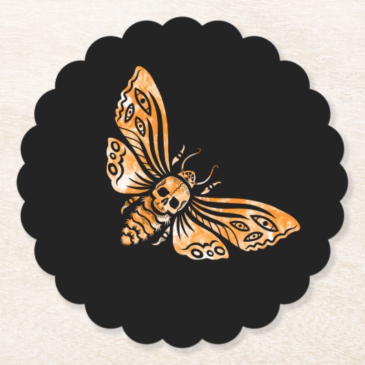 Totenkopfmoth Untersetzer (Vorderseite)