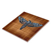 Totenkopfmotte, auch Sphinx-Atropomotte genannt Fliese (Seite)