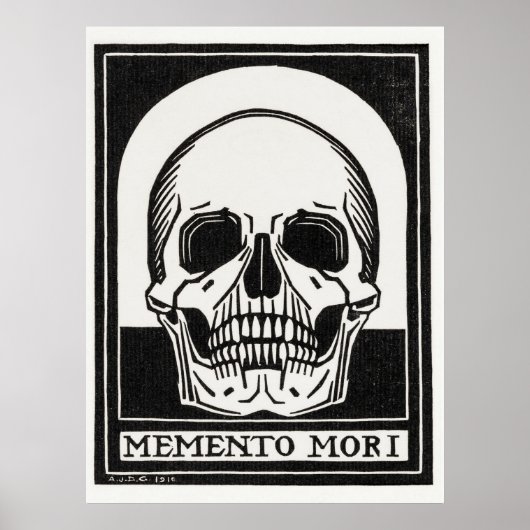 Totenkopfposter Poster (Vorne)