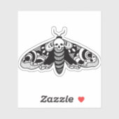 Totenkopfschwärmer Aufkleber (Blatt)