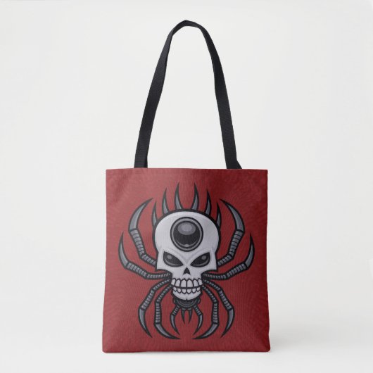 Totenkopfspinne Tasche (Vorderseite)