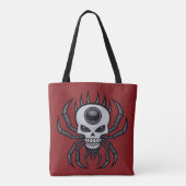 Totenkopfspinne Tasche (Rückseite)