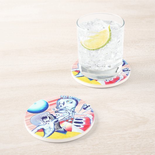 Totenkrone - Ölgemälde Getränkeuntersetzer (Seite)