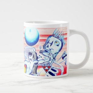 Totenkrone - Ölgemälde Jumbo-Tasse