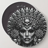 Totenkronenpriesterin — von BurnsInHell Button (Vorne & Hinten)