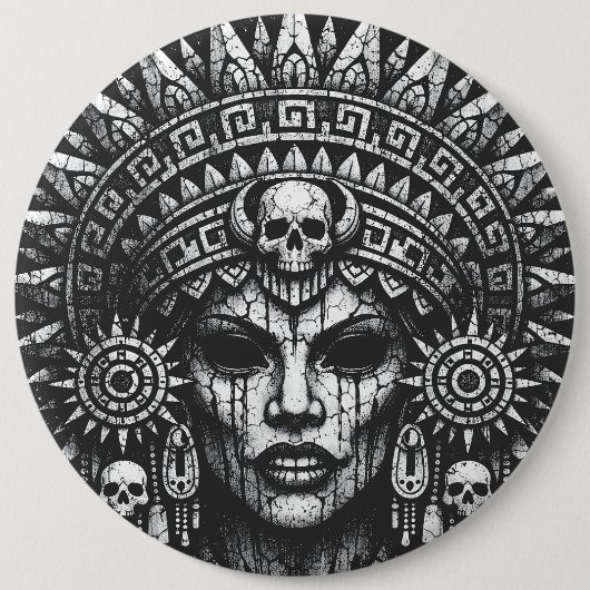 Totenkronenpriesterin — von BurnsInHell Button (Vorderseite)