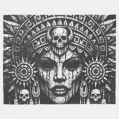 Totenkronenpriesterin — von BurnsInHell Fleecedecke (Vorderseite (Horizontal))