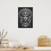 Totenkronenpriesterin — von BurnsInHell Poster (Küche)