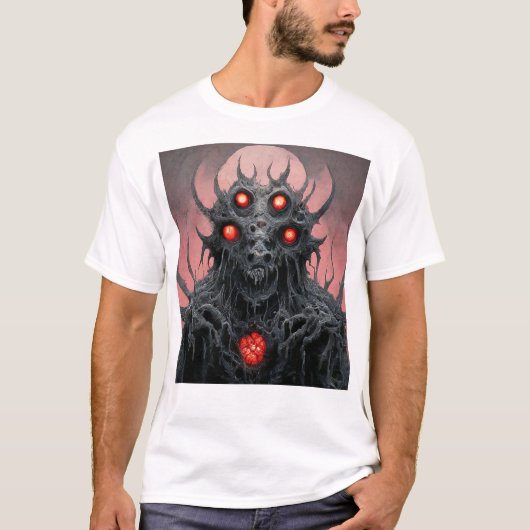 Totenmetall-Monstrous-Kreatur-T - Shirt (Vorderseite)