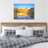 Totenpferdsee Sunrise - Sierra Leinwanddruck (Insitu (Schlafzimmer))
