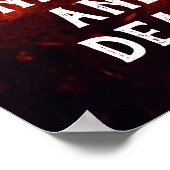 Totenritt ein blass Pferd Poster (Ecke)