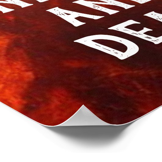 Totenritt ein blass Pferd Poster (Ecke)